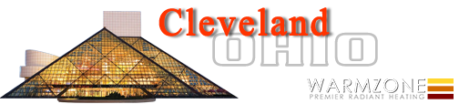 Warmzone radiant heat logo for Cleveland, OH.